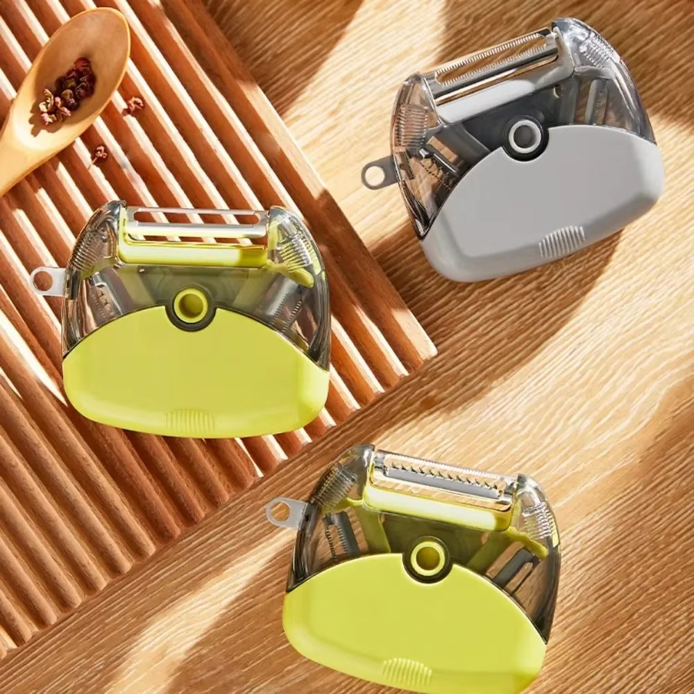 Stainless Steel 3 in 1 360° Rotate Vegetable Peeler