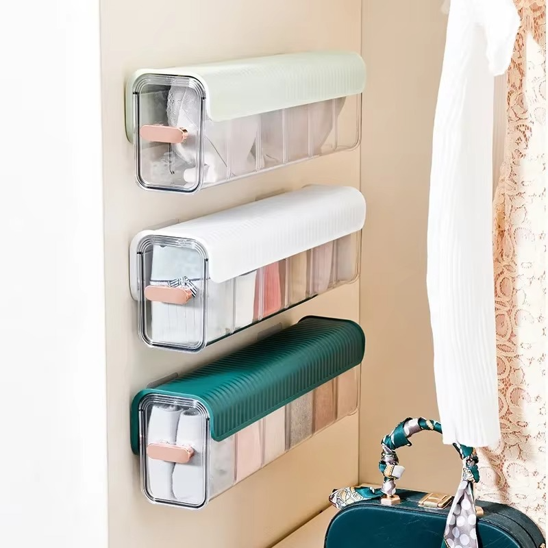Modern Non-Marking Wall-Mounted Plastic Storage Box