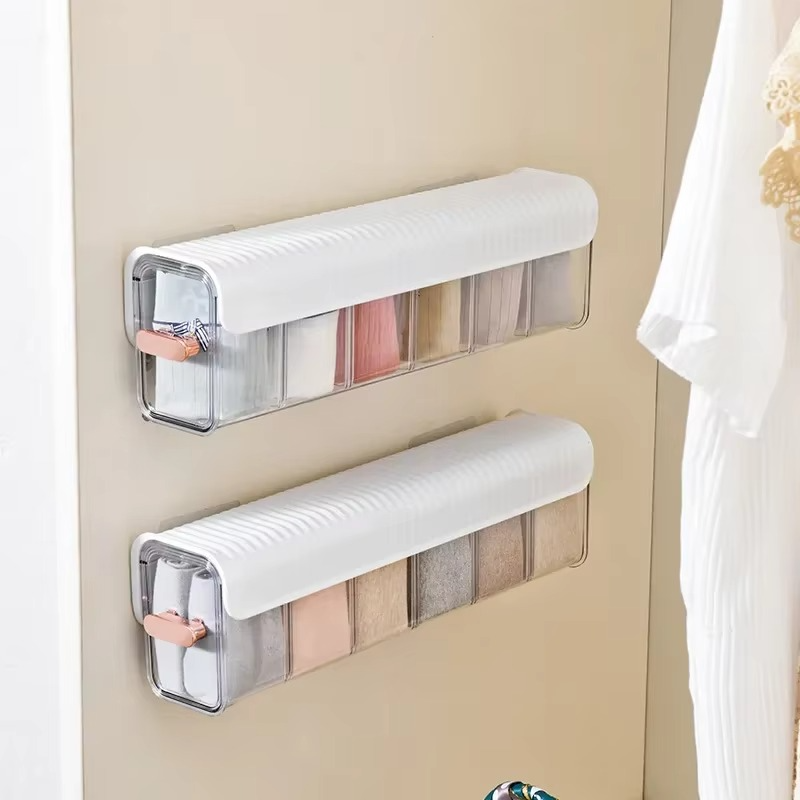 Modern Non-Marking Wall-Mounted Plastic Storage Box