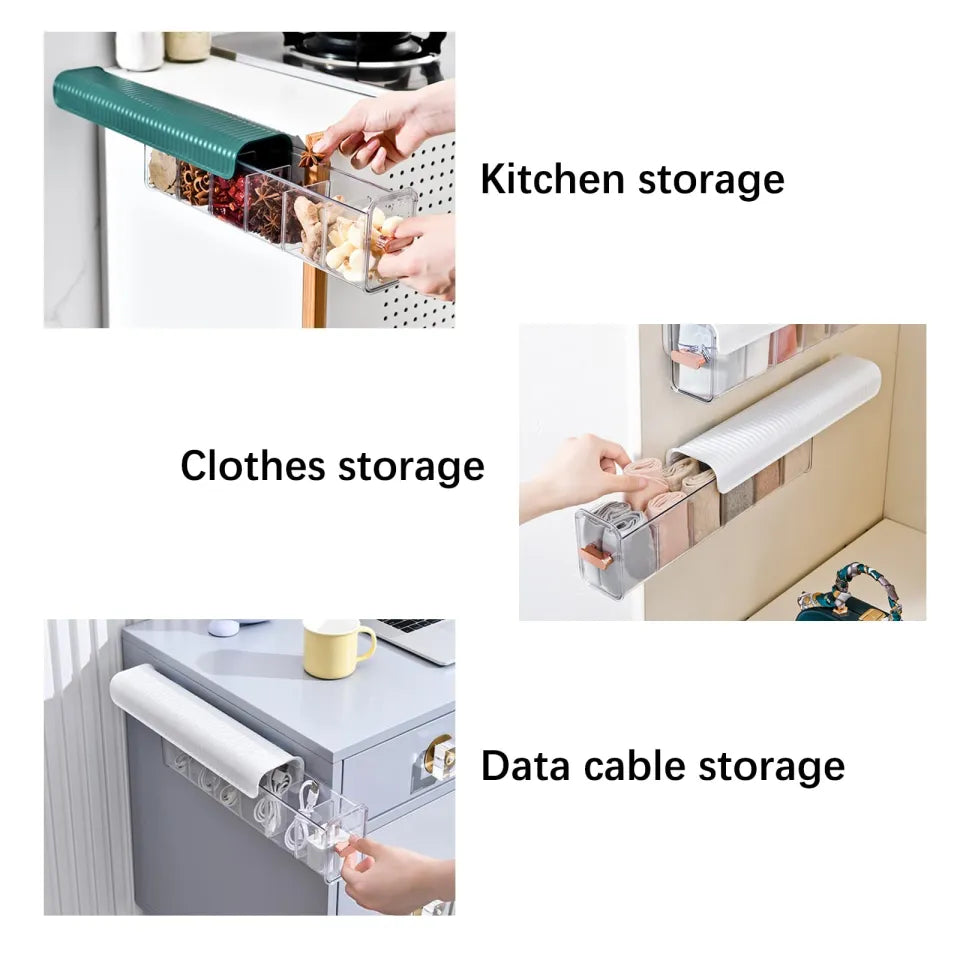 Modern Non-Marking Wall-Mounted Plastic Storage Box