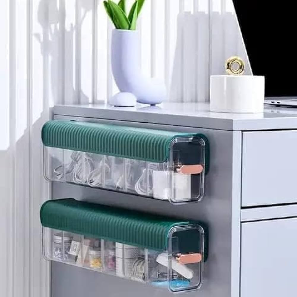 Modern Non-Marking Wall-Mounted Plastic Storage Box