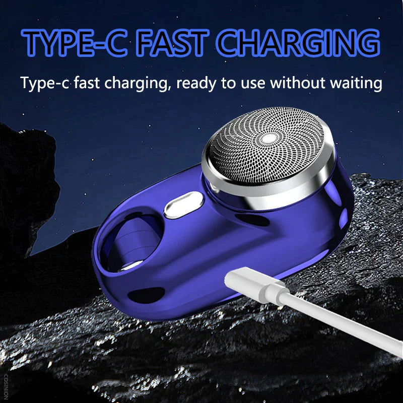 Mini Electric Shaver for On-the-Go Grooming