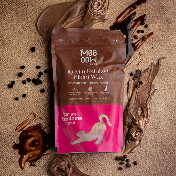 4-in-1 Chocolate , Herbal & Orange Bikini Hair Removal Wax Powder Mask