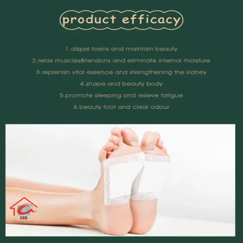 Ginger 100% Herbal & Gentle Ingredient Detox Foot Pads